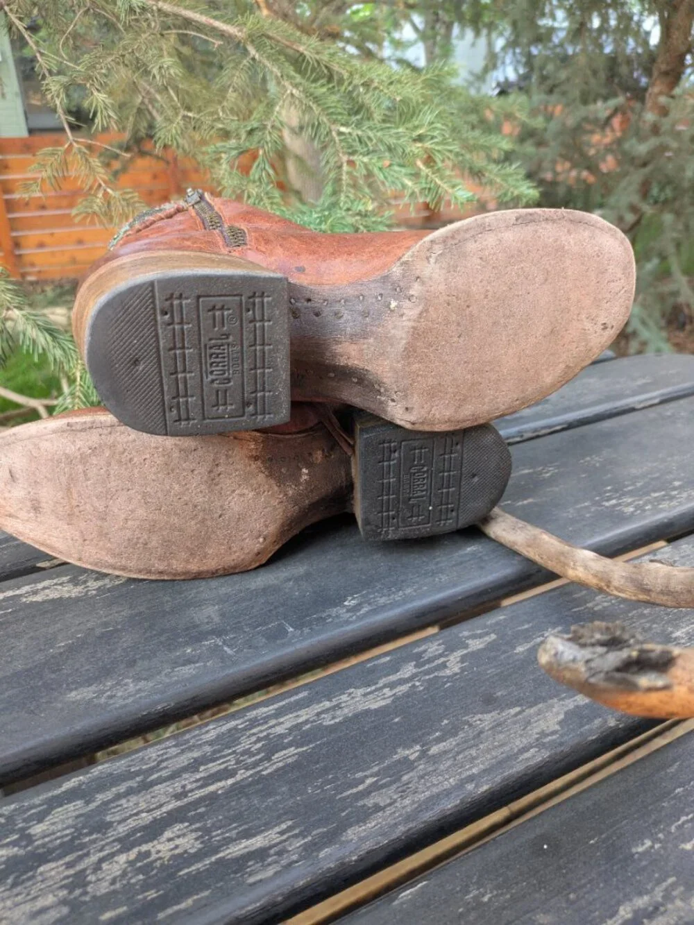 Corral Women's Western Concho Ankle Boots (Style A3196) Size 8 Cowgirl!.